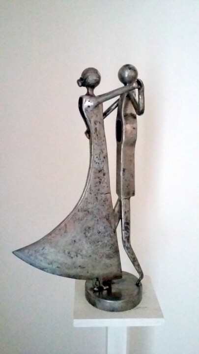 Sculpture intitulée "DANSEURS DE TANGO F…" par Gerard Lami, Œuvre d'art originale