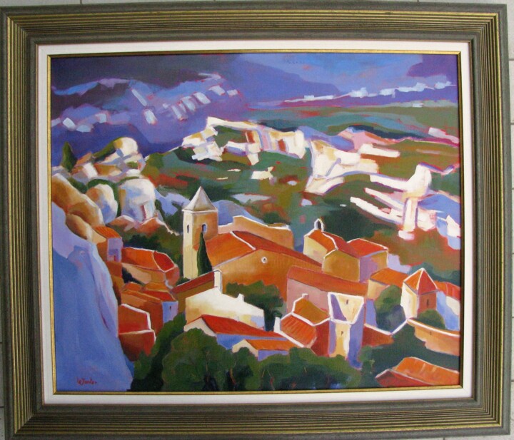 Œuvre présentée encadrée