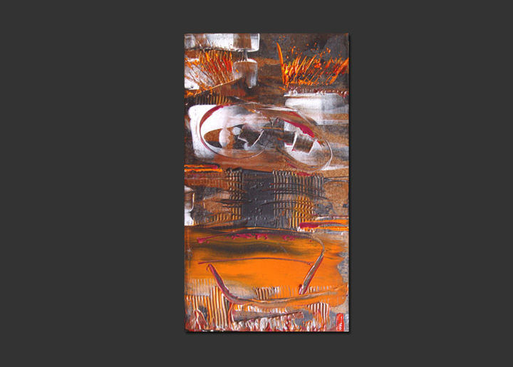 Schilderij getiteld "AURUMVORAX" door Odl - Olivier Durand Lailler, Origineel Kunstwerk