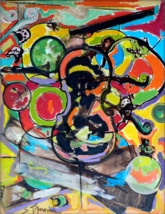 绘画,  57.5x44.9 in 