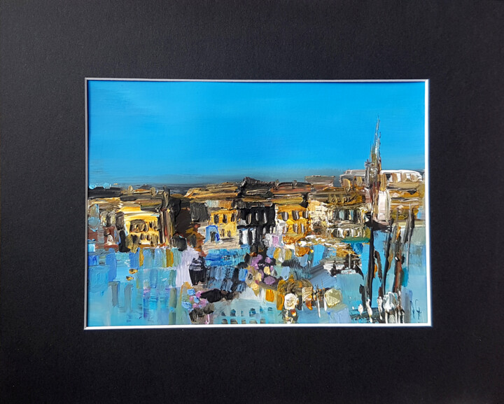 Peinture intitulée "Plaisance en rêveri…" par Muriel Cayet, Œuvre d'art originale