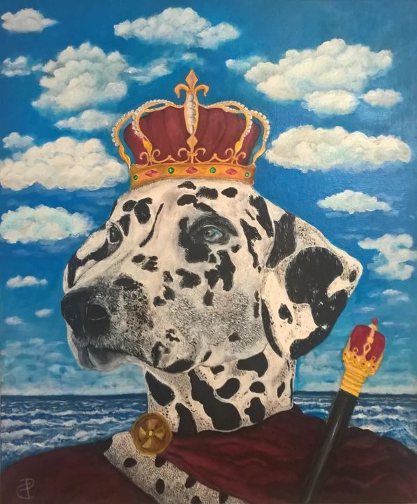 Painting titled "OSKAR is back" by Pascal Collin, Original Artwork, Acrylic
