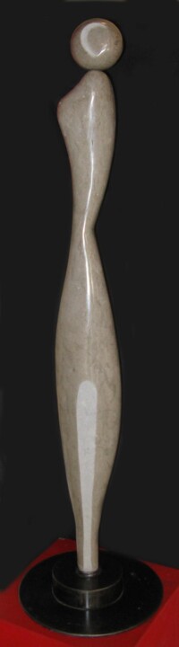 Sculpture titled "Armance" by Till, Original Artwork, Stone