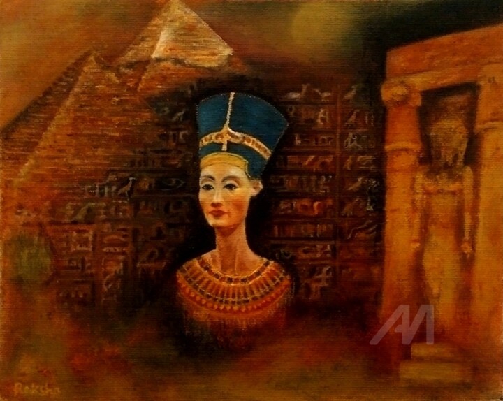 Pintura intitulada "Oil Painting, Extra…" por Raksha R, Obras de arte originais, Acrílico