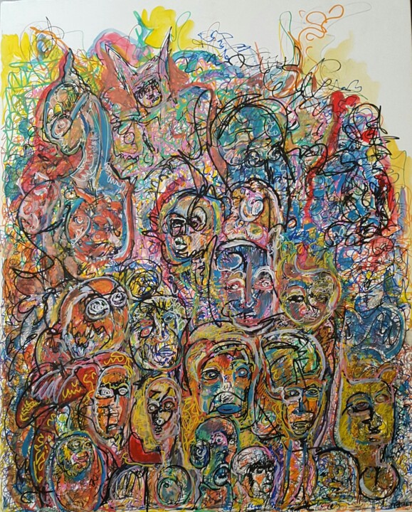 图画,  35.4x29.5 in 