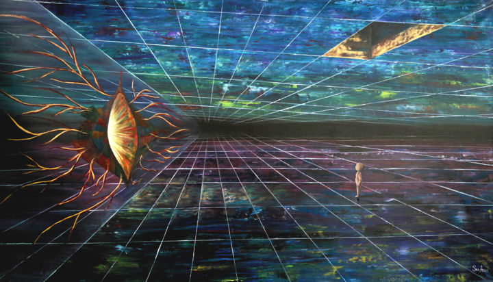Painting titled "Preconceived accide…" by Sergio Arcos, Original Artwork, Oil