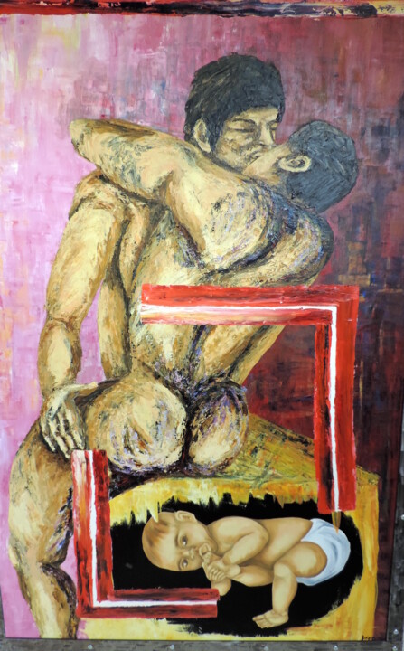 绘画,  64.6x39.4 in 