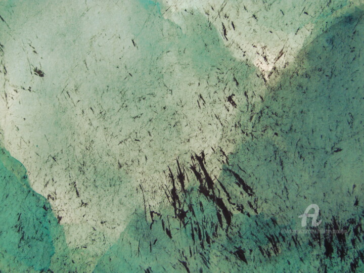 Peinture intitulée "Paysage-impression01" par Hélène Mongin, Œuvre d'art originale