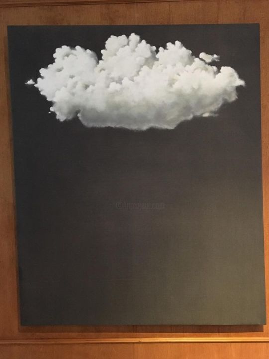Painting titled "Nuage" by Malder, Original Artwork, Acrylic