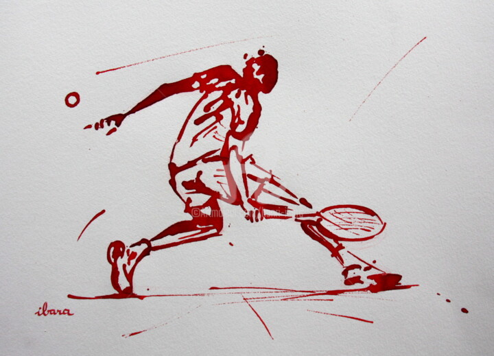 Tennis N°26 图画, 11.8x16.5 in