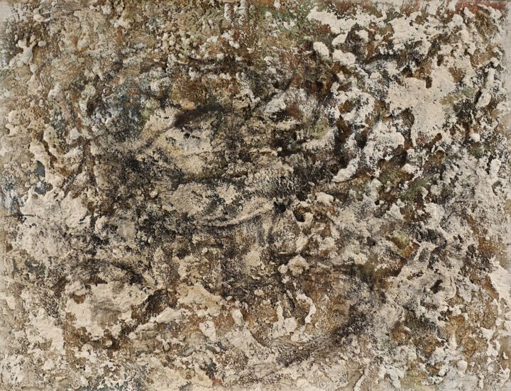Peinture intitulée "Compotier ( avec sa…" par Dominique Bertrand, Œuvre d'art originale, Huile