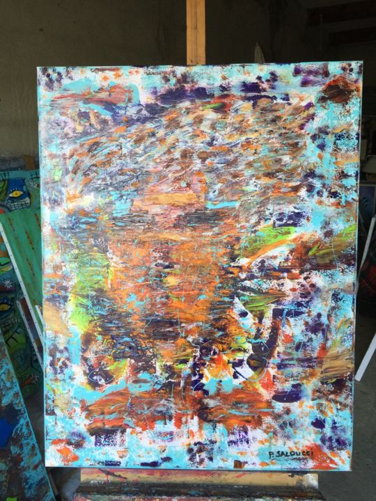Painting titled "65c410cc-9b64-4c25-…" by L'Atelier Des Couleurs, Original Artwork