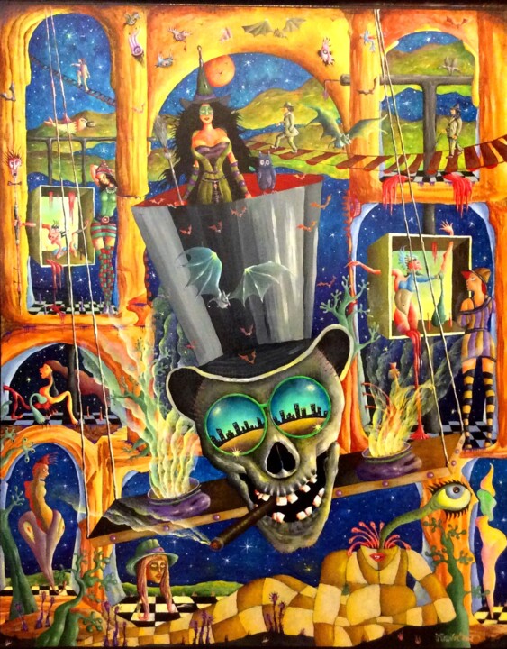 Halloween 绘画, 39.4x31.5 in