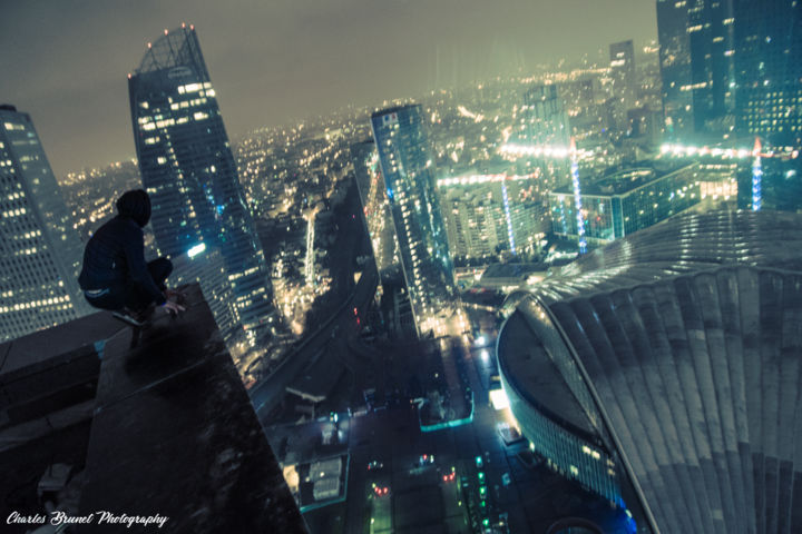 Photography titled "Nuit sur l'Arche" by Charles Brunet Photography, Original Artwork