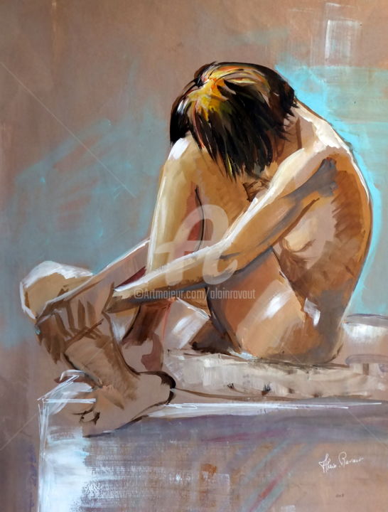 Hélène 012 图画, 23.6x17.7 in