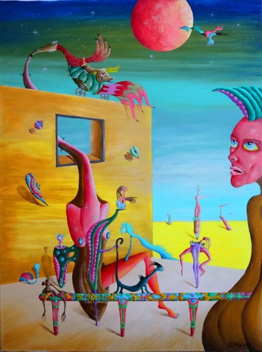 Enigme 绘画, 31.5x23.6 in