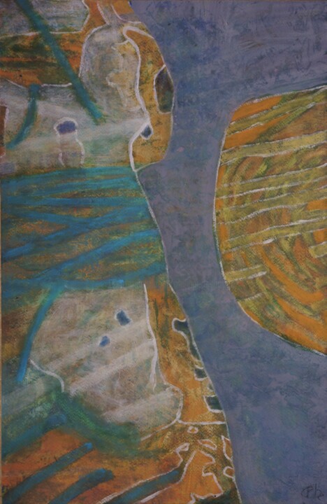 Peinture intitulée "Mélicerte" par Philippe Casaubon, Œuvre d'art originale, Encre