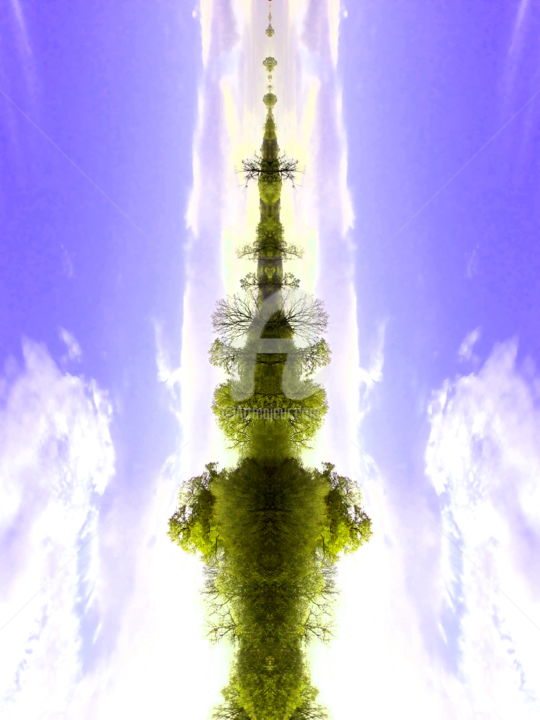 Photography titled "clocher-orthodoxe.j…" by Surréalisme & Couleurs, Original Artwork