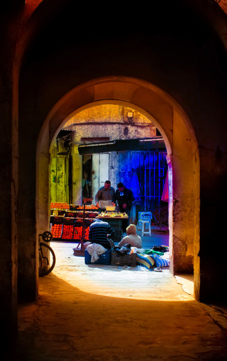 Photographie intitulée "Souk.jpg" par Youcef Sebaa, Œuvre d'art originale