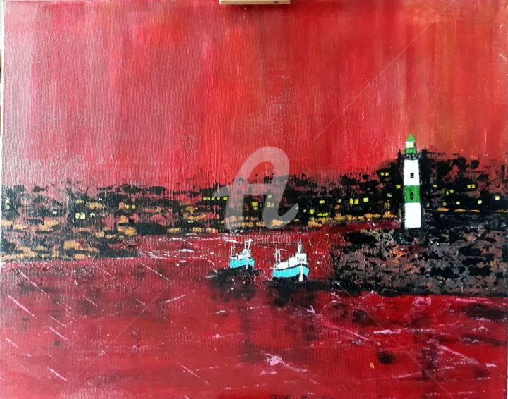 Peinture intitulée "doelan-2019.jpg" par Didier Duclos, Œuvre d'art originale, Acrylique