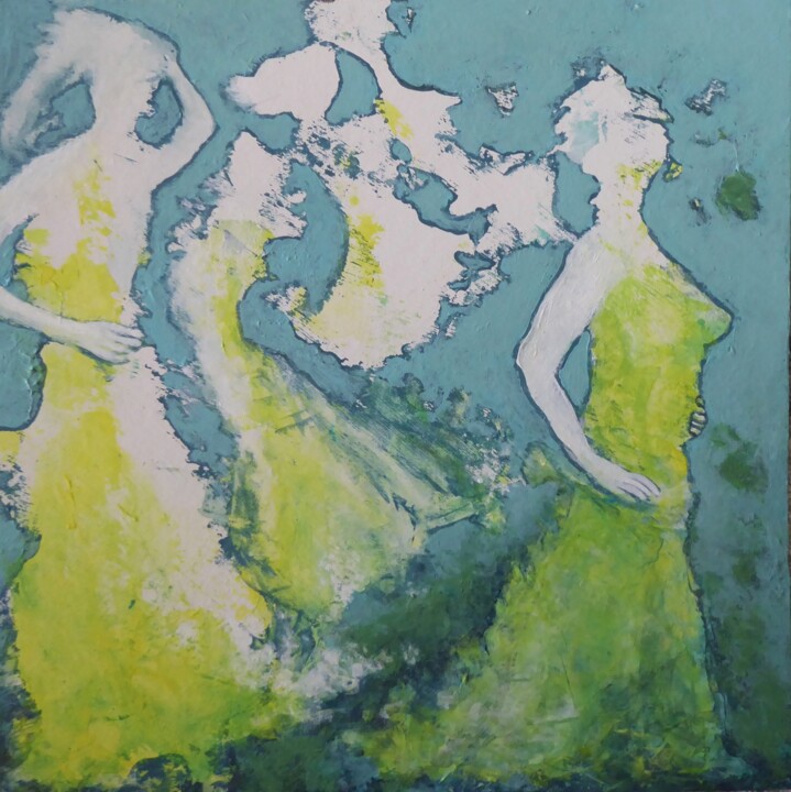 Danseuses 绘画, 11.8x11.8 in