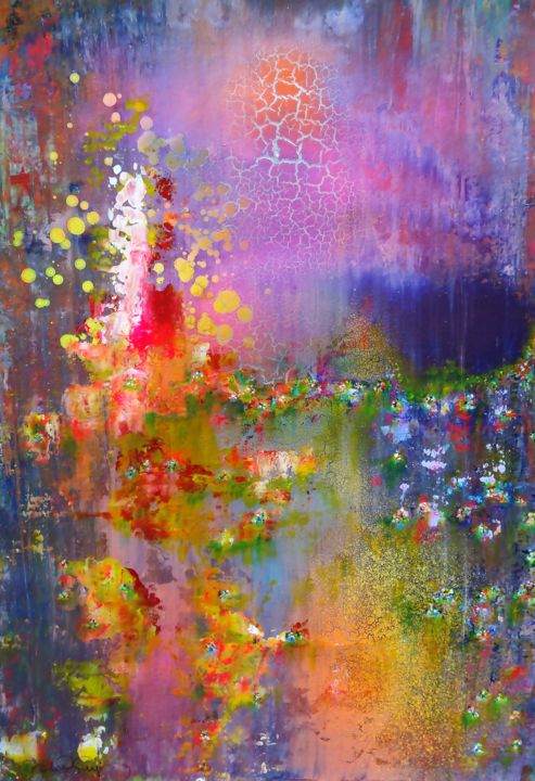 Pintura intitulada ""Poesia II"" por Jaio Dos Anjos, Obras de arte originais, Acrílico