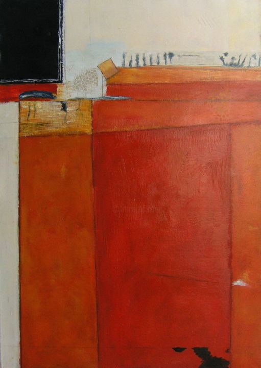 Malarstwo zatytułowany „summer2.jpg” autorstwa Czesław Chrószcz, Oryginalna praca, Olej