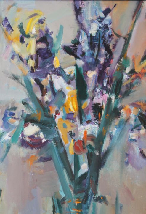 Malerei mit dem Titel "Some flowers.jpg" von Valery Videtskikh, Original-Kunstwerk