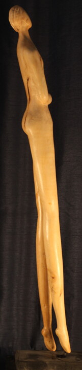 Scultura intitolato "L'ENVOL" da Max Bernard, Opera d'arte originale, Legno
