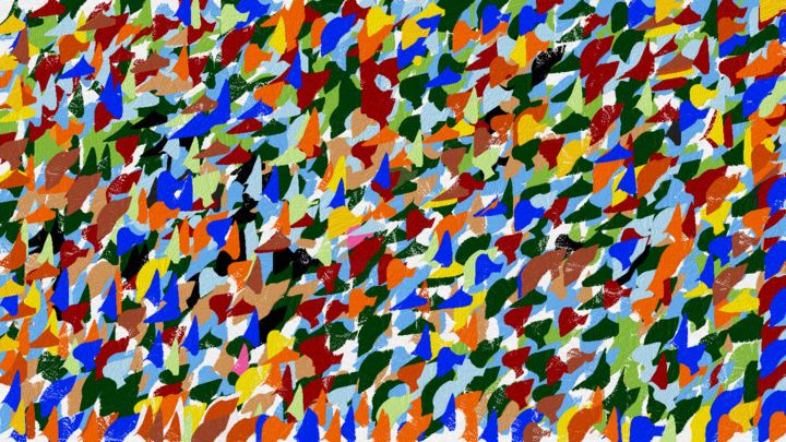 Digital Arts titled "TOTAL ABSTRACTION" by Anandswaroop Manchiraju, Original Artwork, Digital Painting