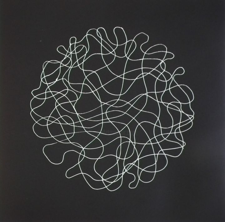 fil d'Aran 印花与版画, 15.8x15.8 in