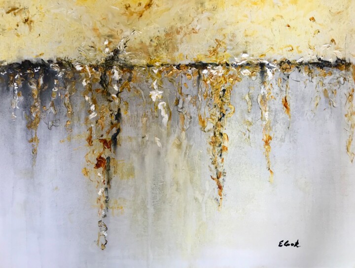 Pintura titulada "Tears of Gold" por Elisa Cook Benbassat Bassat, Obra de arte original, Oleo