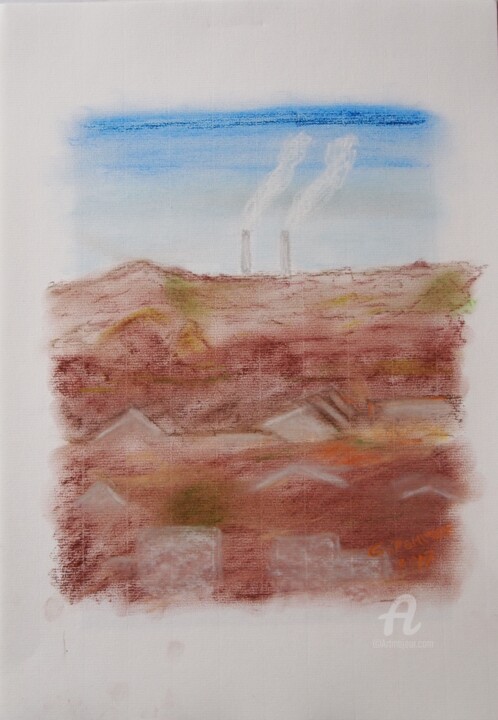 Usine 图画, 16.5x11.7 in