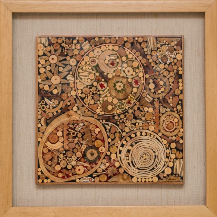 Sculpture intitulée "QUI A CASSE LA MECA…" par Roger Aubert, Œuvre d'art originale, Bois