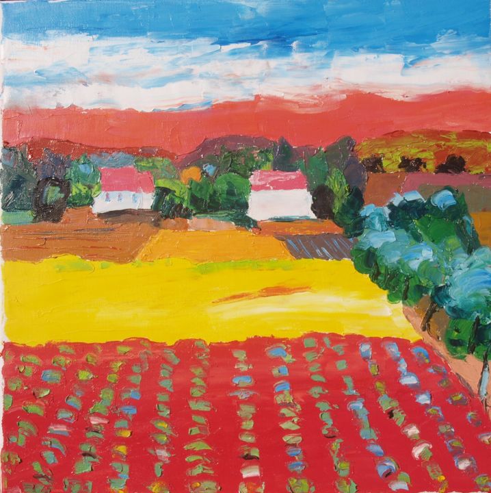Painting titled "p7140908-copie.jpg" by Pierre-Marie Coiteux, Original Artwork, Oil