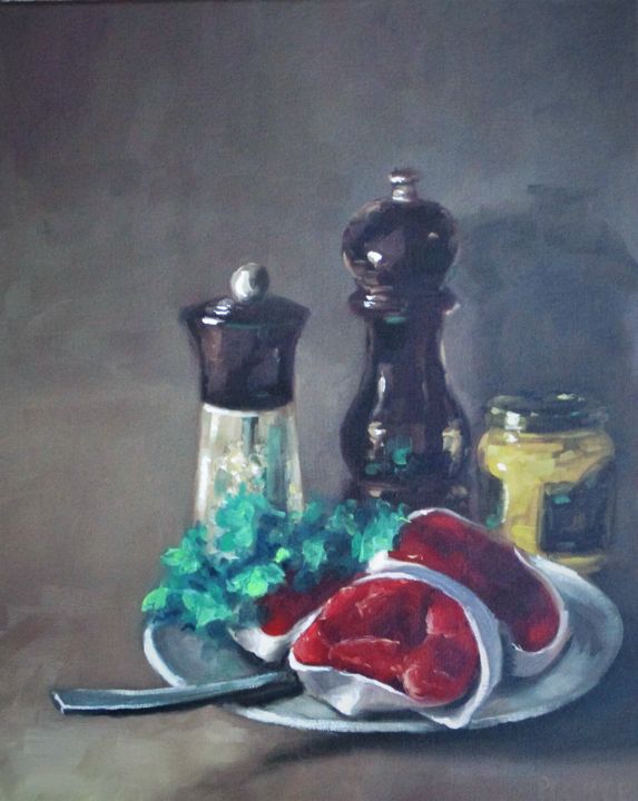 "tournedos.jpg" başlıklı Tablo Michel Pigrée tarafından, Orijinal sanat, Diğer