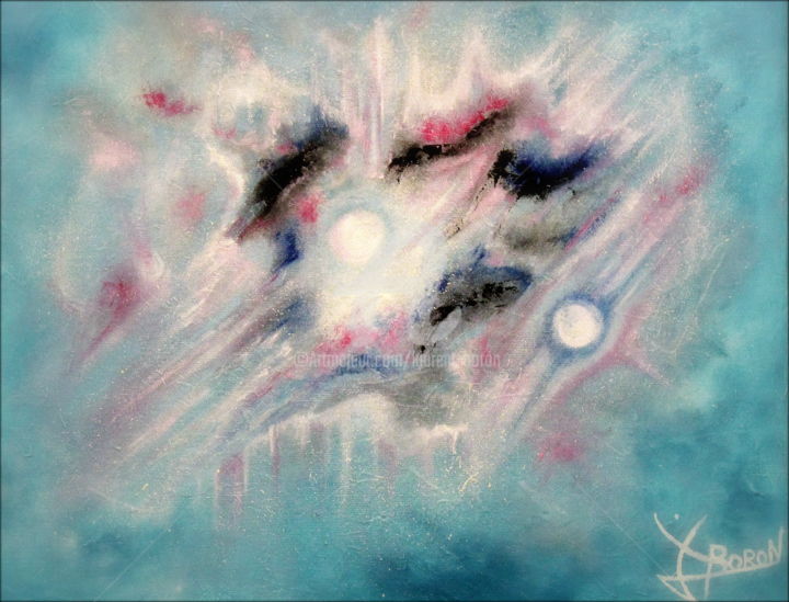 Nébuleuse Quintessence 绘画, 11.8x15.8 in