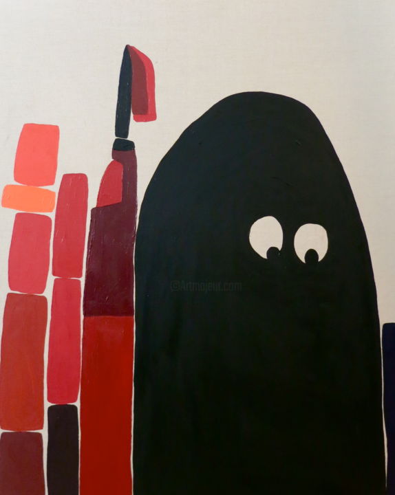Painting titled "THE MOUNTAINS OF IN…" by Jeffrey Teuton, Original Artwork, Acrylic