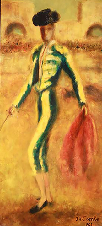 Matador 绘画, 36.2x16.5 in