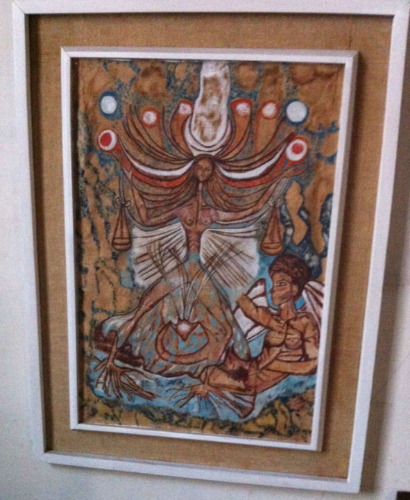 Painting titled "Venus y Afrodita" by Marie Avila, Original Artwork