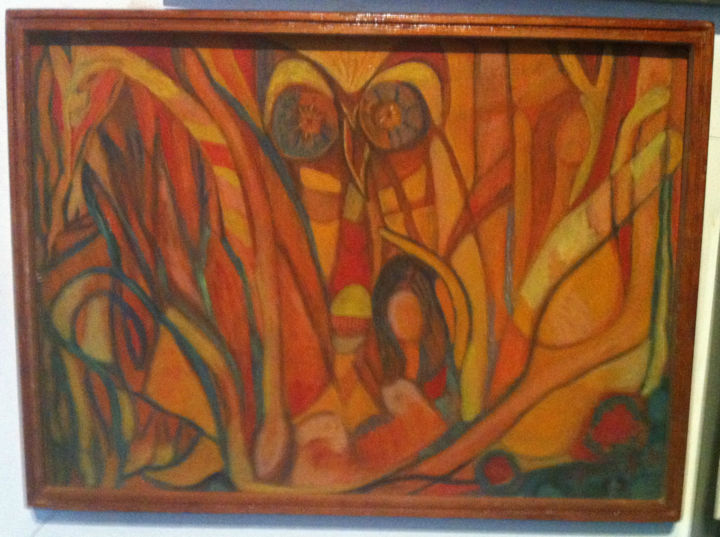 Painting titled "Sin titulo" by Marie Avila, Original Artwork