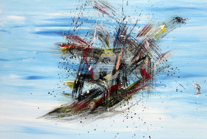 Peinture intitulée "bonne-annee-2018.jpg" par Didier Duclos, Œuvre d'art originale