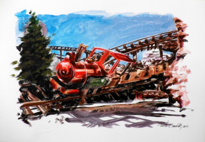 绘画 标题为“GARDALAND - 695.jpg” 由Paolo Benedetti, 原创艺术品, 丙烯