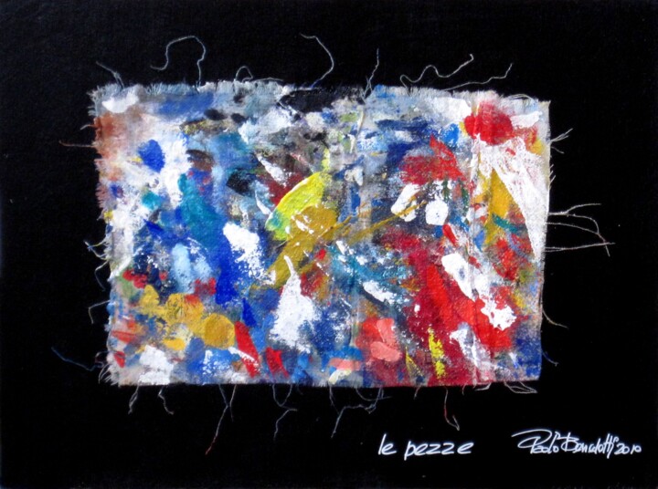 绘画 标题为“pezza 2 - .jpg” 由Paolo Benedetti, 原创艺术品, 丙烯