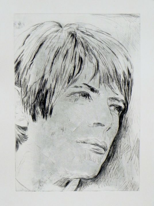 The young David Bowie 印花与版画, 15x10.6 in