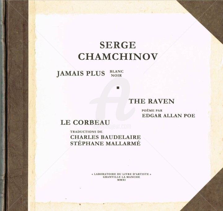 Peinture intitulée "Le Corbeau/ The Rav…" par Serge Chamchinov, Œuvre d'art originale