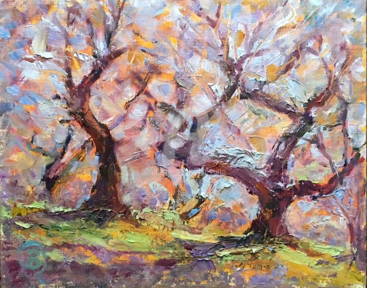 Sentinels 绘画, 8x10 in