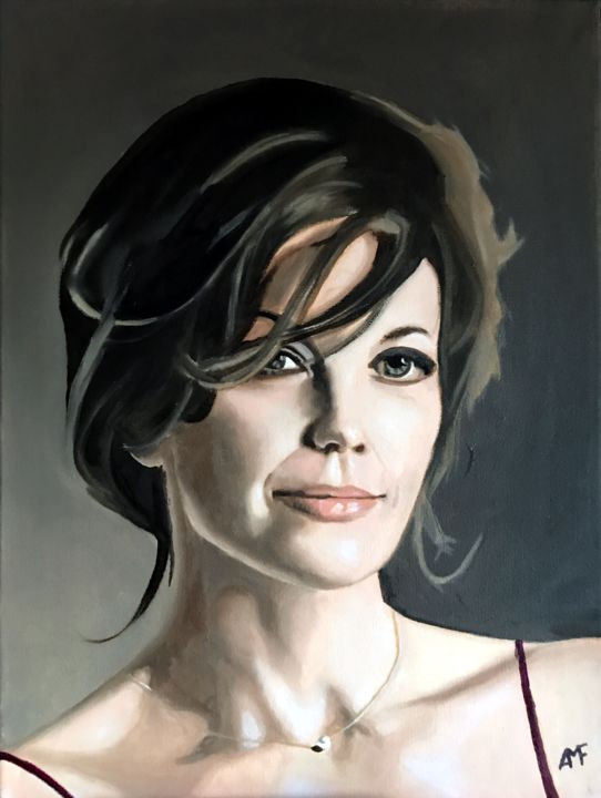 Peinture intitulée "Belle gueule 5" par Arnaud Feuga, Œuvre d'art originale, Huile