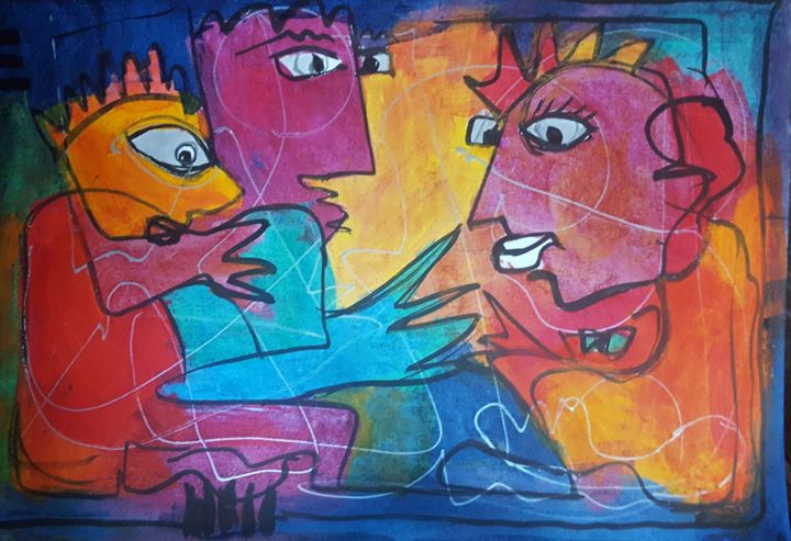 E lui chi è? 绘画, 13x18.9 in