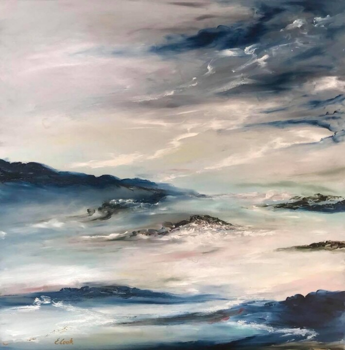 Peinture intitulée "Soft Whispers of th…" par Elisa Cook Benbassat Bassat, Œuvre d'art originale, Huile
